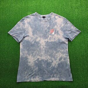 Nautica Tshirt Mens Large Blue Tie Dye Short Sleeve‎ Casual Urban Necessities
